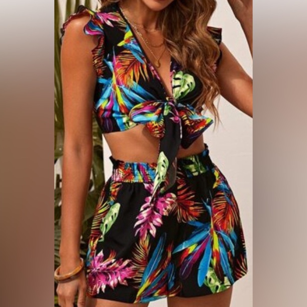 Vacation Tropical print set